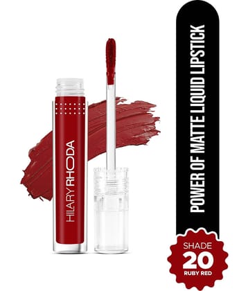 Hilary Rhoda Red Matte Lipstick 25