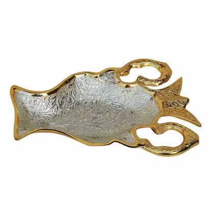 Brass Trophy Shape Bowl With Velvet Box (BMAS025)