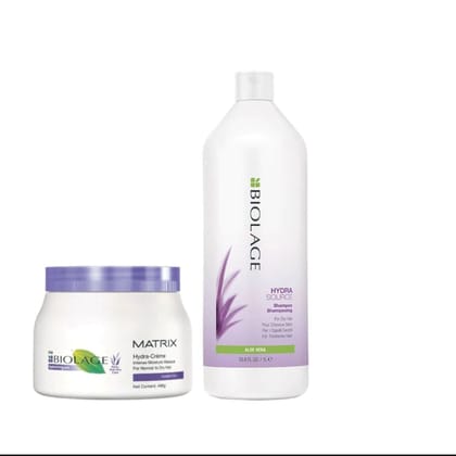 Matrix Biolage Ultra Hydrasource Hydrating Masque and Shampoo Combo Pack of 2