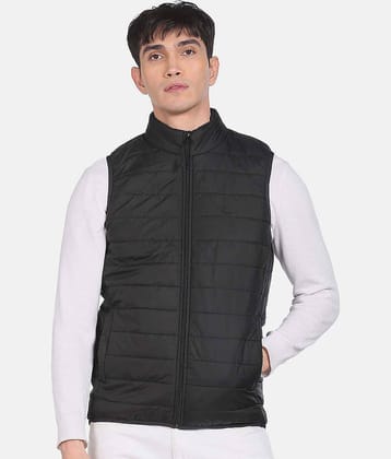 PLUS PARADISE Polyester Men's Puffer Jacket - Black ( Pack of 1 )
