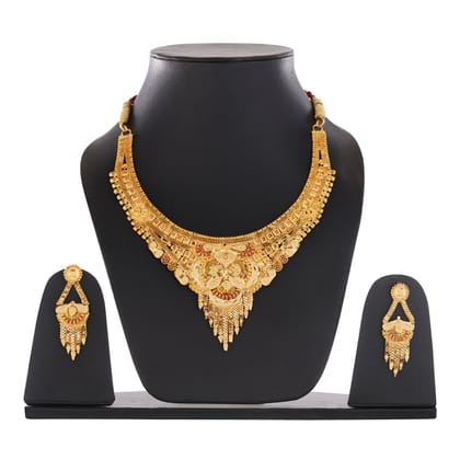 Indian bridal choker Set with Earrings – Perfect for Brides