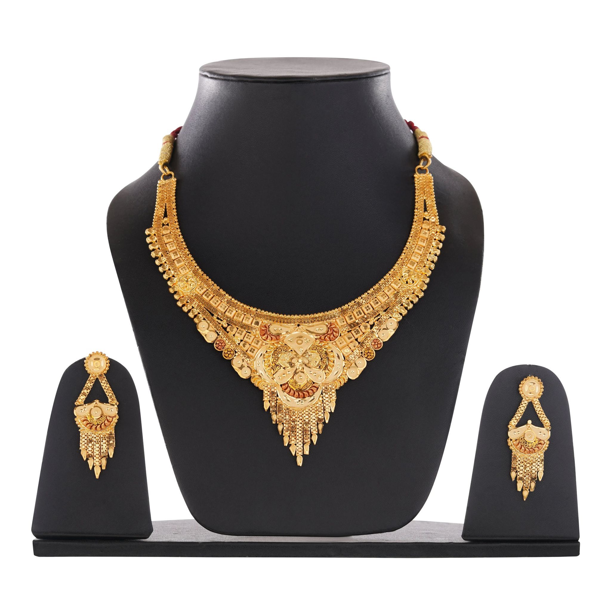 Indian bridal choker Set with Earrings – Perfect for Brides