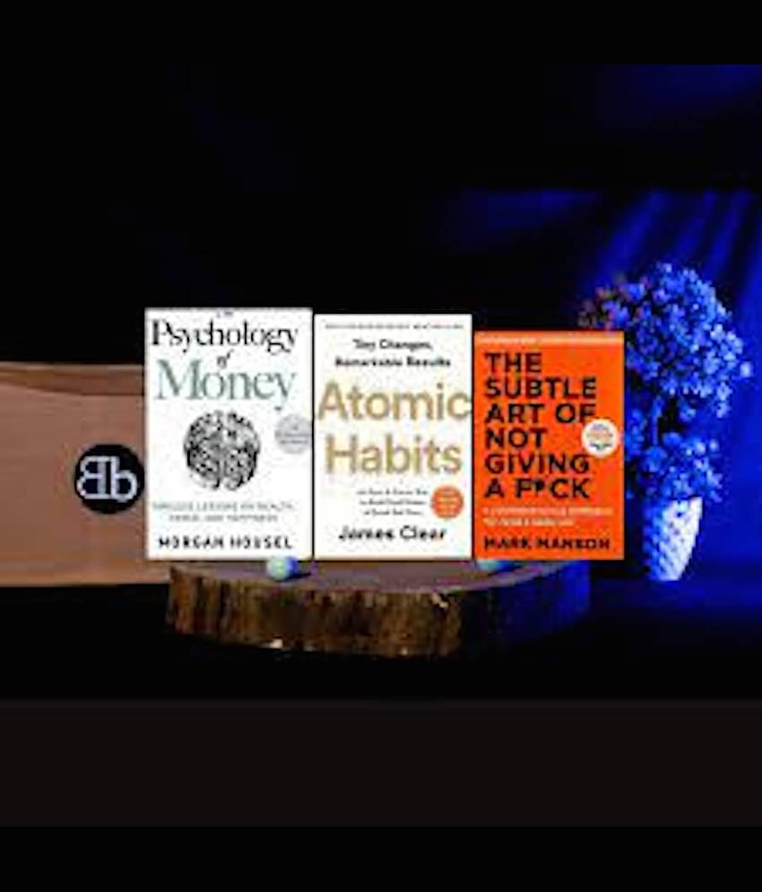 Books Combo (Atomic Habit ,The Subtle Art Not Giving A F*ck, Psychology of money)- Paperback