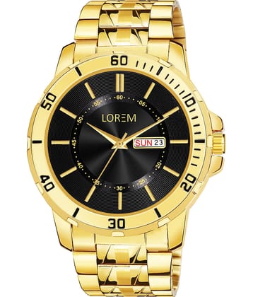 Lorem - Gold Stainless Steel Analog Men's Watch