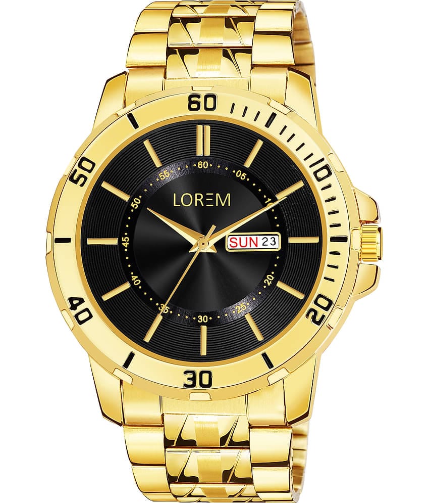 Lorem - Gold Stainless Steel Analog Men's Watch