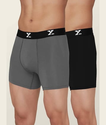 XYXX Pack of 2 Modal Trunks For Men's ( Multicolor )