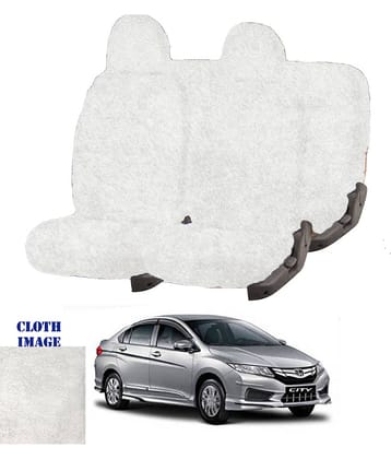 Honda City White 5 Seater Car Seat Cover