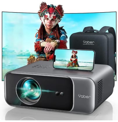 (Refurbished) Yaber PRO V9 - Bluetooth and WIFI 6 Outdoor and Home Projector for Phone/TV Stick/PC (Refurbished) Yaber PRO V9 - Bluetooth and WIFI 6 Outdoor and Home Projector for Phone/TV Stick/PC