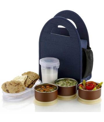 analog kichenware Multicolour Stainless Steel Lunch Box