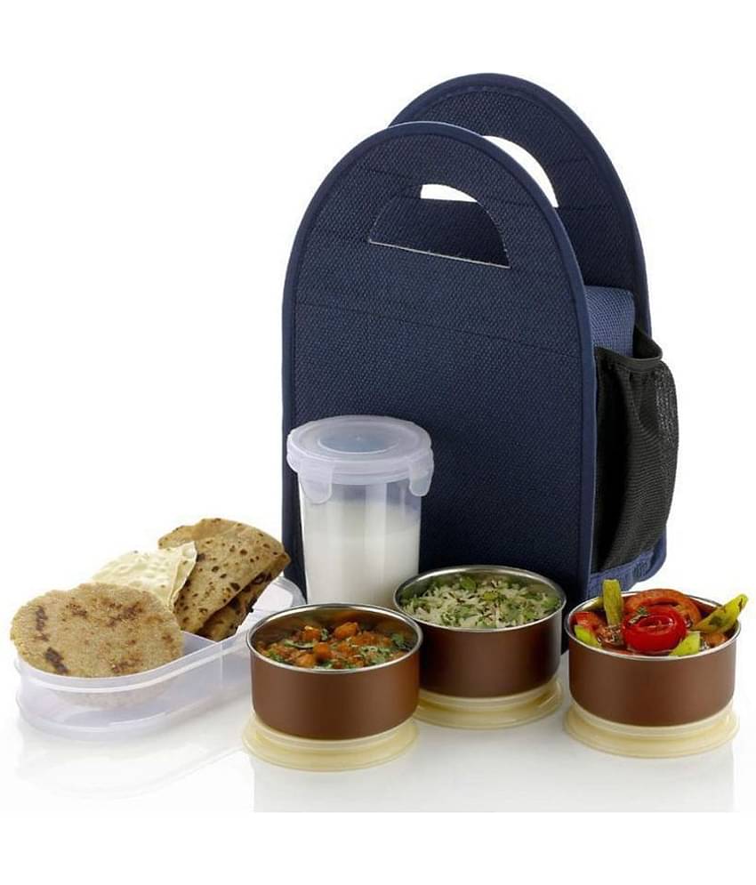 analog kichenware Multicolour Stainless Steel Lunch Box