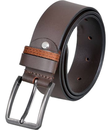 LEATHER COOPER - Brown Leather Men's Formal Belt ( Pack of 1 )