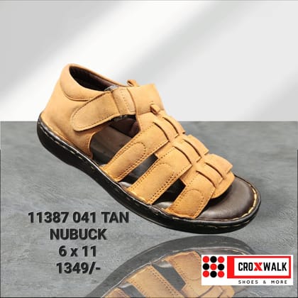 11387 041 Tan Nubuck G No 7 Mens Cycle Shoe