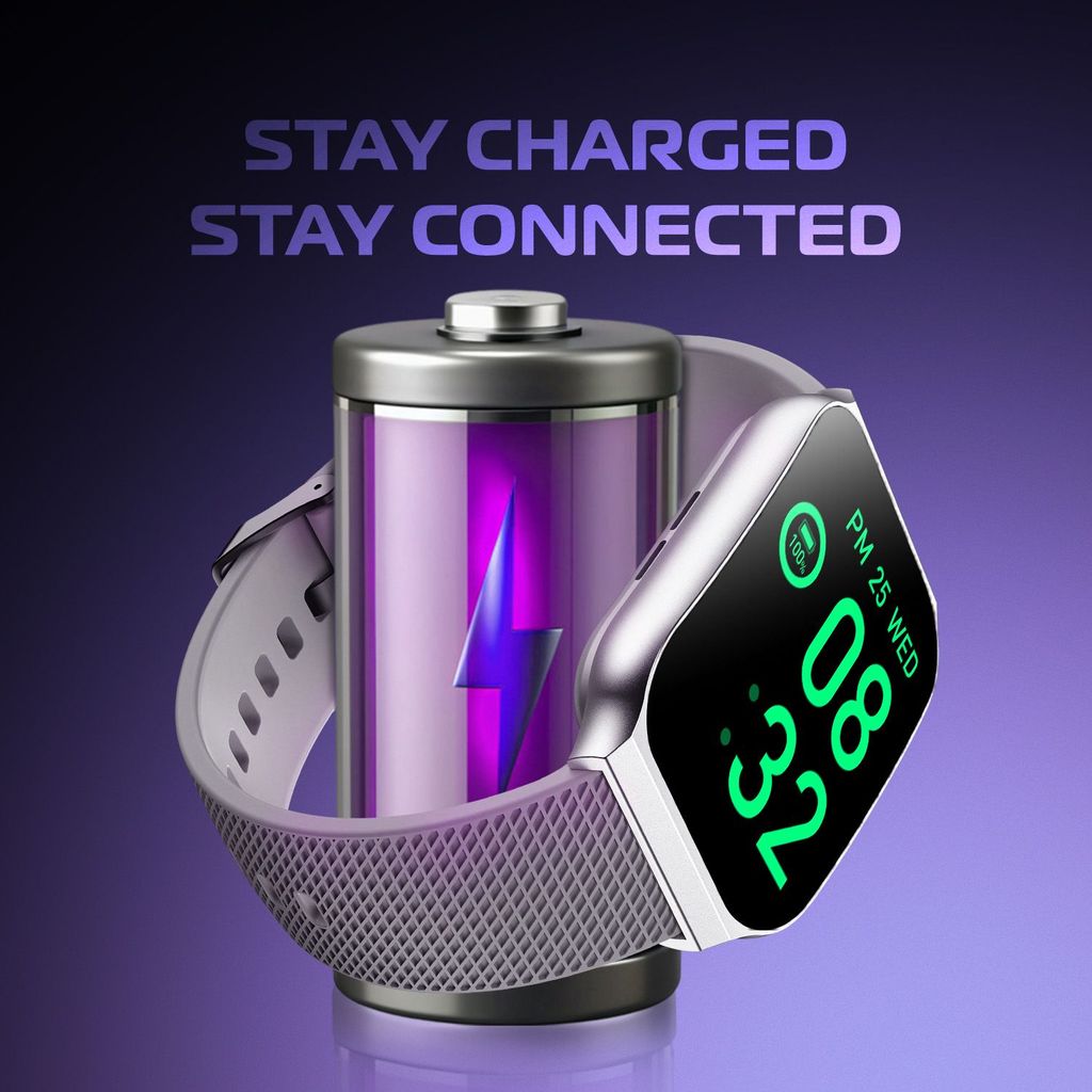 CELLECOR E3 Rise 2.01" HD Curved Display Smart Watch, Bluetooth Calling, 100+ Watch Faces, 100+ Sports Modes, Health Suite, Voice Assistance (Silver Grey)