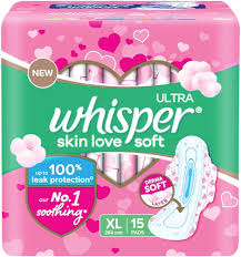 WHISPER SKIN LOV SOFT XL 3*15PC