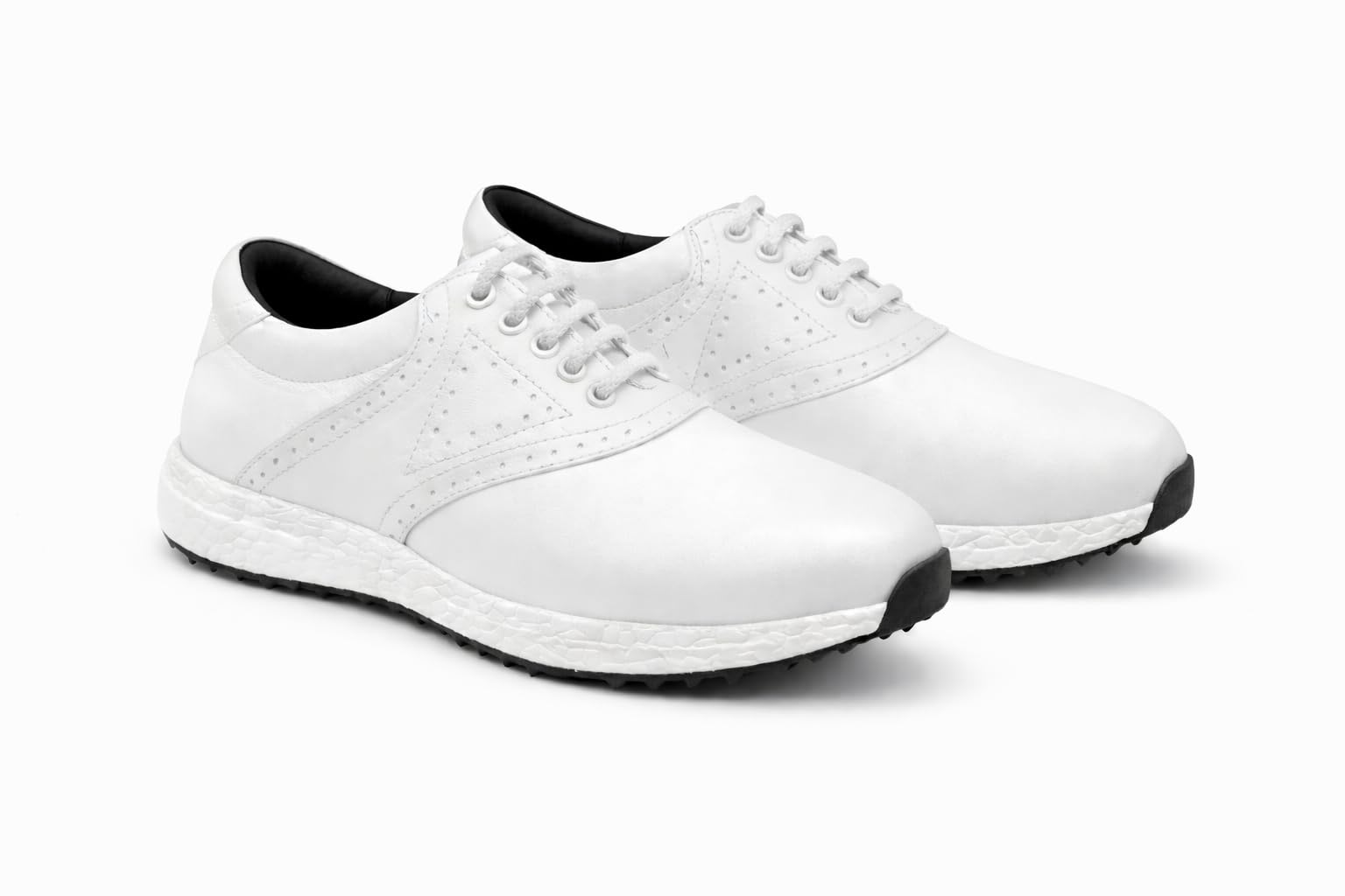 HITCARO Men's Proffessional Leather Golf Shoes | Lace-Up | Waterproof | Comfortable | Breathable