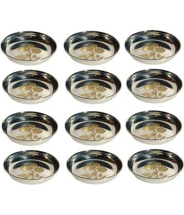 A & H ENTERPRISES - Stainless Steel Dessert Bowl 100 mL ( Set of 12 )