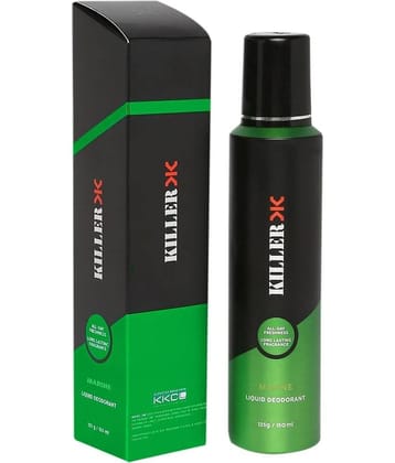 Killer Marine No Gas Liquid Body Spray Deodorant Spray for Men 150 ml ( Pack of 1 )