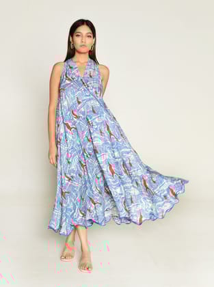 Ponzo Halter Neck Maxi-XS