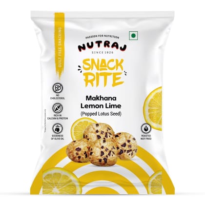 Nutraj Snackrite Flavoured Makhana Lemon Lime 15gm Nutraj Snackrite Flavoured Makhana Lemon Lime 15gm