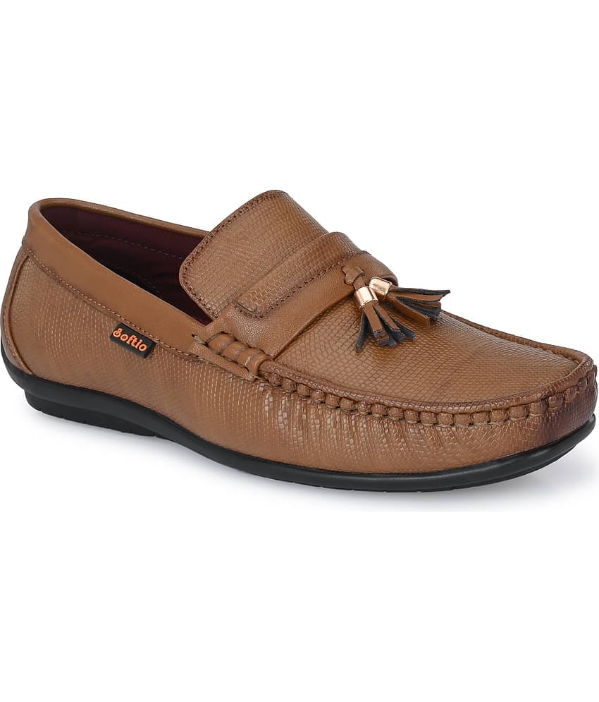 softio - Tan Men's Tassel