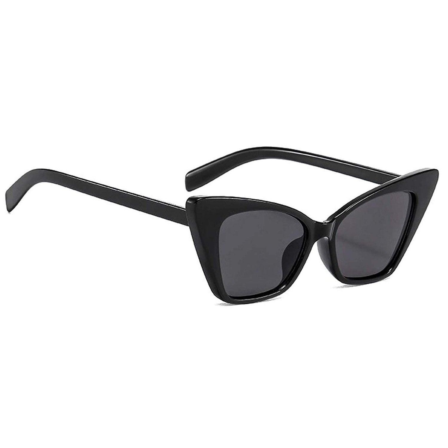 Dervin UV Protected Cat Eye Sunglasses for Women inspired by Priyanka Chopra-Black