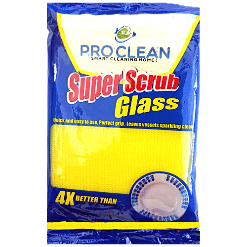 Pro Clean Super Scrub Glass - Quick & Easy To Use, 1 pc
