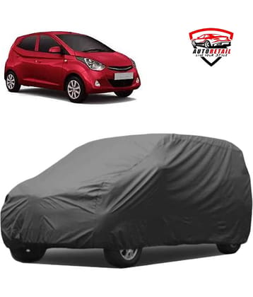 AutoRetail Car Body Cover for Hyundai Eon Without Mirror Pocket ( Pack of 1 ) , Grey