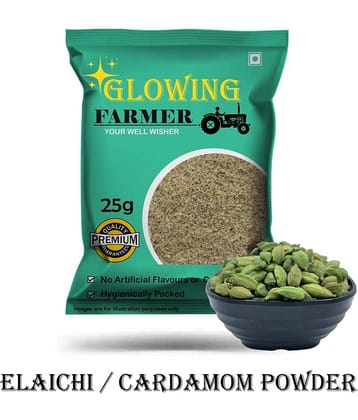 GLOWING FARMER 25 gm Cardamom Powder ( Pack of 1 )