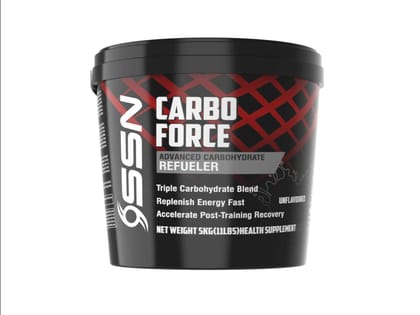 OSSN Carbo Force, 5kg (11 Lbs), Unflavour, Advanced Carbohydrate Refueler, 100g Of Carbs And 400 Kacl Per Serving, Triple Carbohydrate Blend, Accelerate Post Training Recovery OSSN Carbo Force, 5kg (11 Lbs), Unflavour, Advanced Carbohydrate Refueler, 100g Of Carbs And 400 Kacl Per Serving, Triple Carbohydrate Blend, Accelerate Post Training Recovery