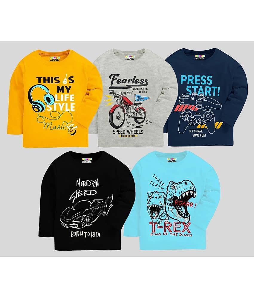 Kuchipoo Pack of 1 Boys Cotton Blend T-Shirt ( Multicolor 2 )