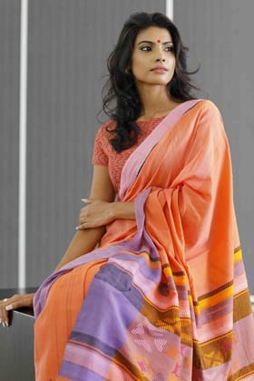 LINEN DESIGNER DIGITAL PRINT SAREE 11264