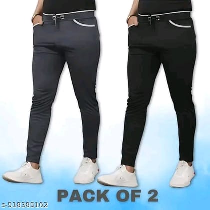 Gorgeous Unique Men Track Pants Pack of 2