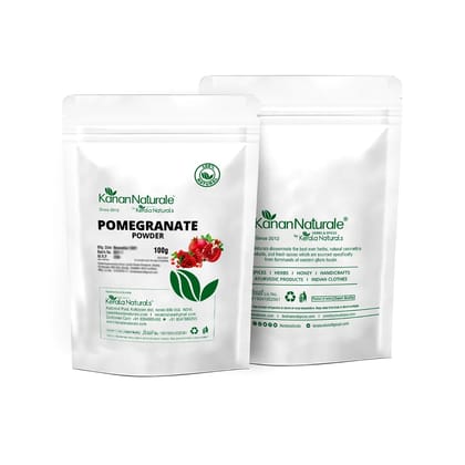 Kanan Naturale Pomegranate Powder 200 gm ( 100 gm x 2 Packs )  by Kerala Naturals