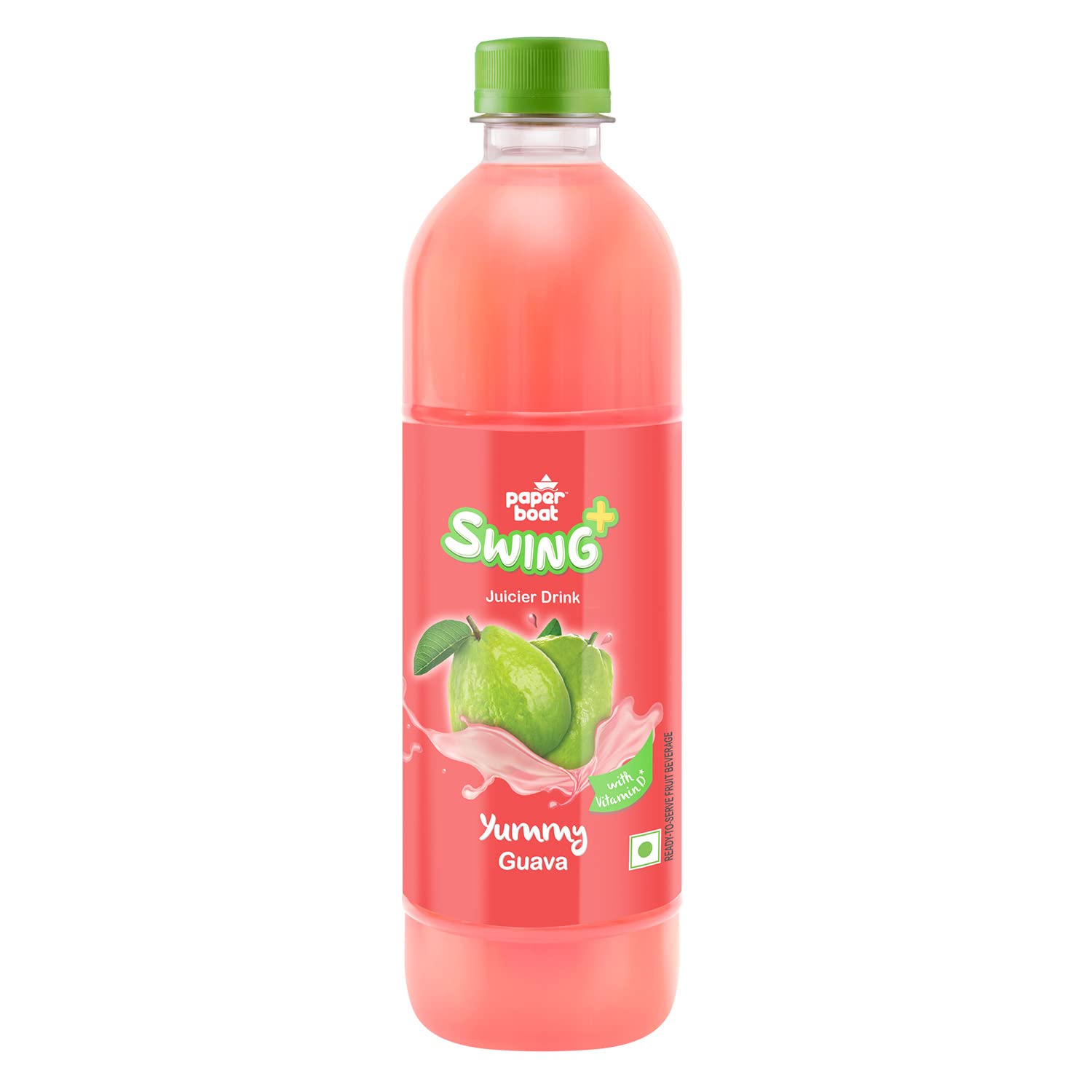 Paper Boat Swing Yummy Guava Juice, Enriched with Vitamin D, No Gmos, 1.2 ltr