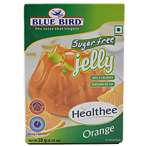 Blue Bird Sugar Free Jelly - Orange, 10 g Carton