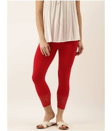 Zebu Viscose Tights - Red Single