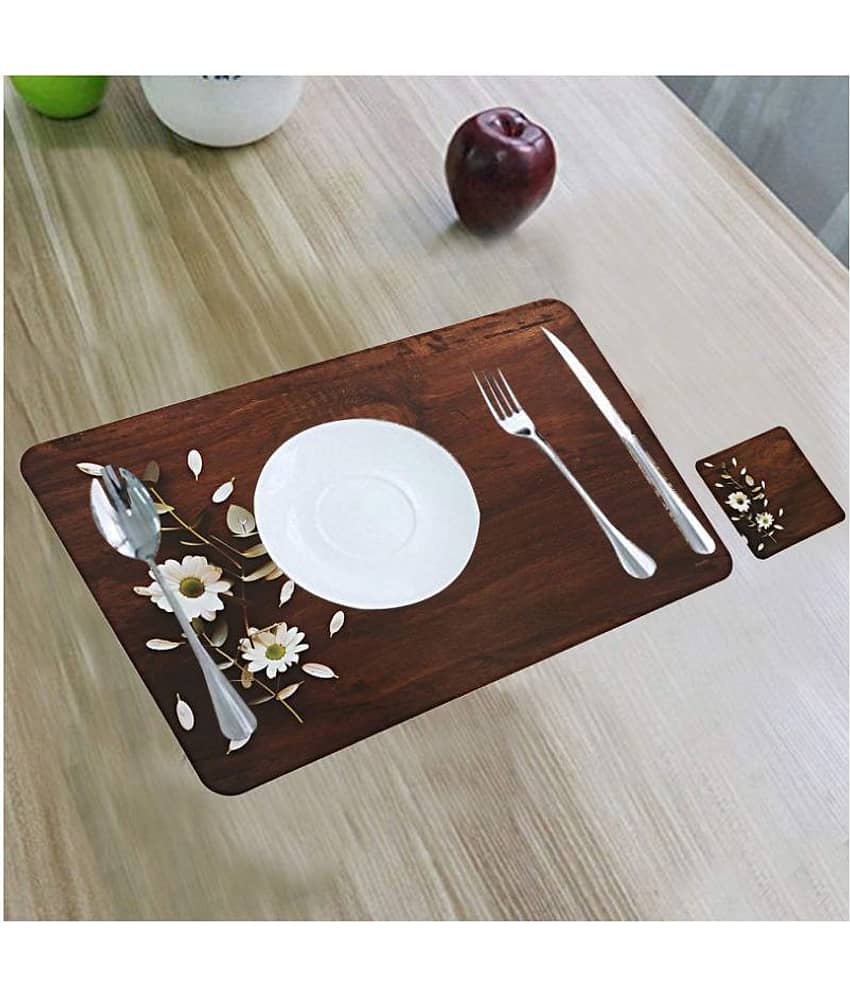 CreadCraft Set of 6 PVC Table Mats