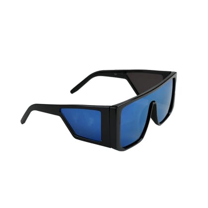 Dervin Shahid Kapoor, Sahil Khan Inspired Oversized Unisex Square Sunglasses (Blue)