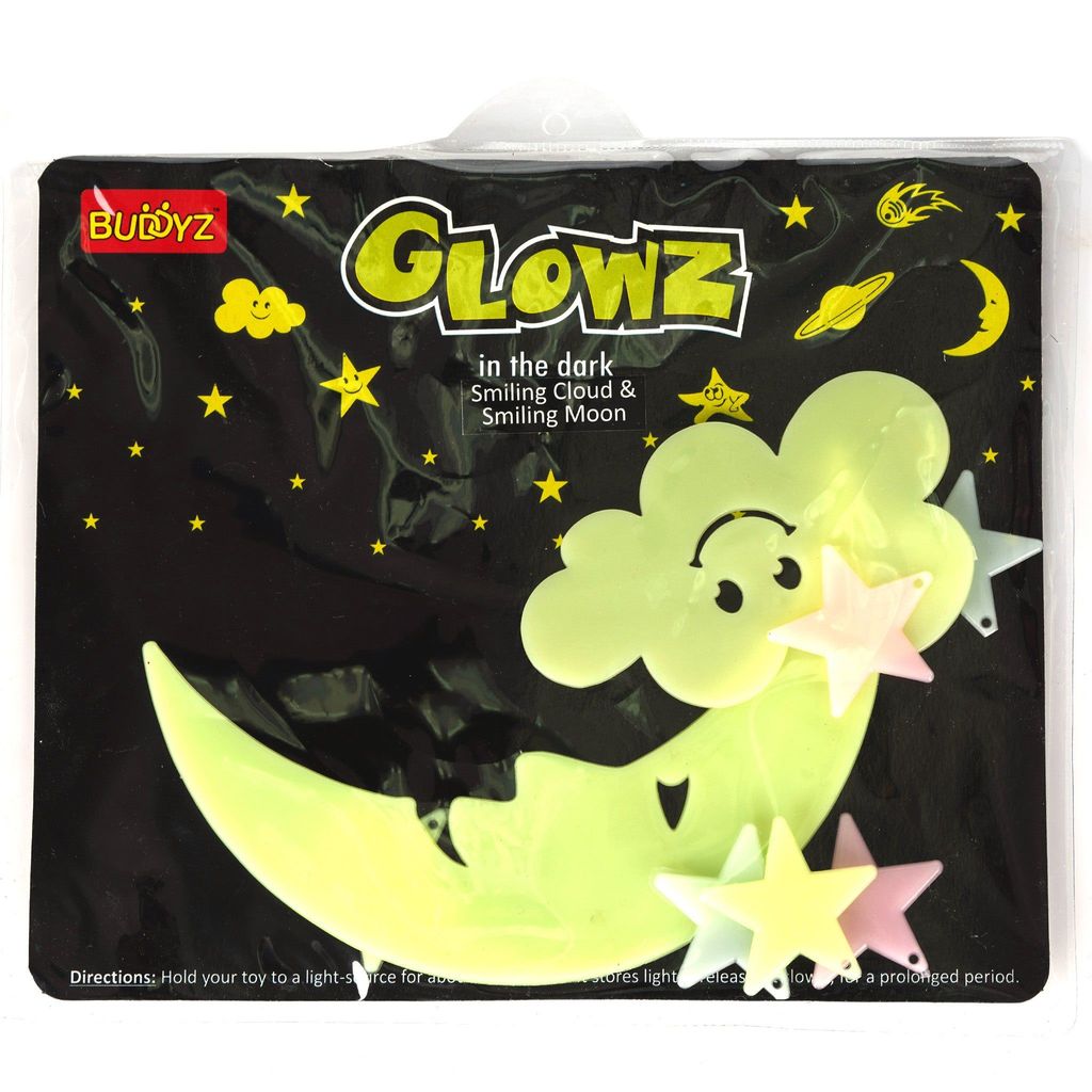 Glow In The Dark - Smiling Cloud & Smiling Moon - Toys and Games | Buy online on ZillyBuy