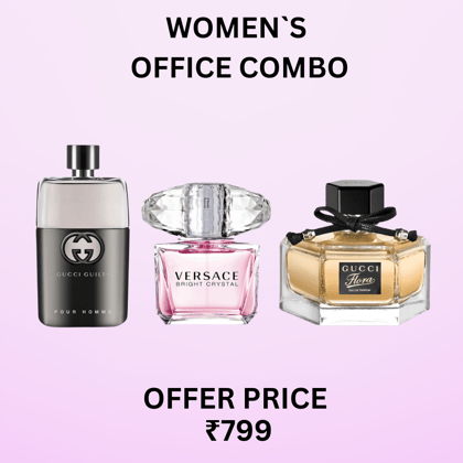 Women's Office Combo 3 X 25ml-30ml Perfume Spray x 3