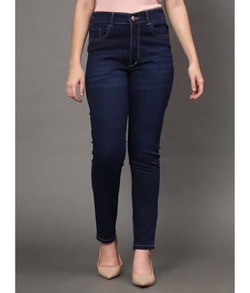 AngelFab - Blue Denim Skinny Fit Women's Jeans ( Pack of 1 )