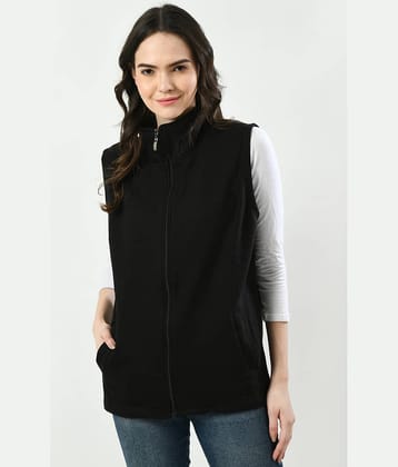 IndiWeaves - Fleece Black Jackets Pack of 1