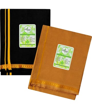 Feather Green Multi Dhoti