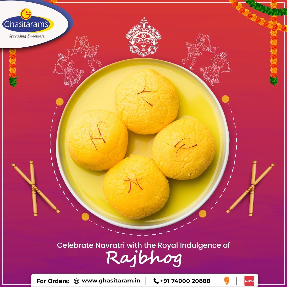 GHASITARAM'S  RAJBHOG 500G