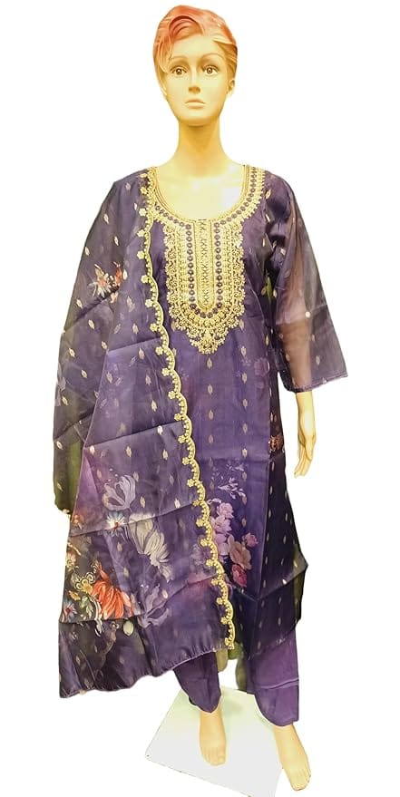 Stitched Kurta Set With Dupatta