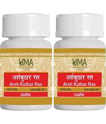 UMA AYURVEDA Arshkuthar Ras Tablet 40 no.s Pack Of 2