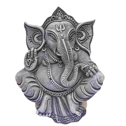 Nature Touch Decorative Ganesha Wall Hanging in Clay Ideal for Entrance, Balcony, or Meditation Room Nature Touch Decorative Ganesha Wall Hanging in Clay Ideal for Entrance, Balcony, or Meditation Room