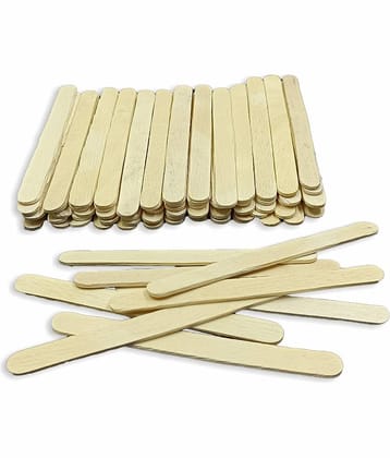 4.5 inch Wooden Ice Cream Sticks- Ice Cream Sticks for Kids, Popsicle Sticks for DIY Crafts, Hobby Crafts, Project Work, Scrapbooking, (Pack of 250 Pcs)