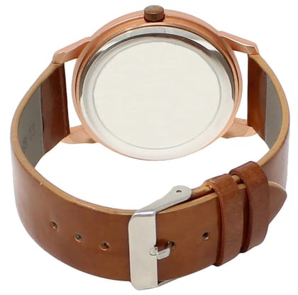 Rose Gold Casual Analog Watch for Men LR34