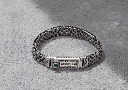 Forever Yours Oxidised Bracelet